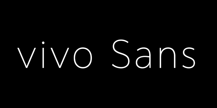 vivo Sans Thin-图片