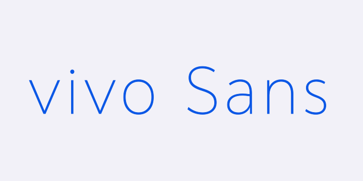 vivo Sans Thin-图片